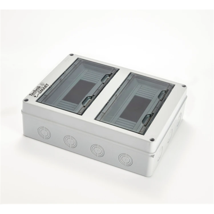 Rozdzielnica natynkowa IP65 2×12 modułów 1000V DC – hermetyczna obudowa ABS+PC