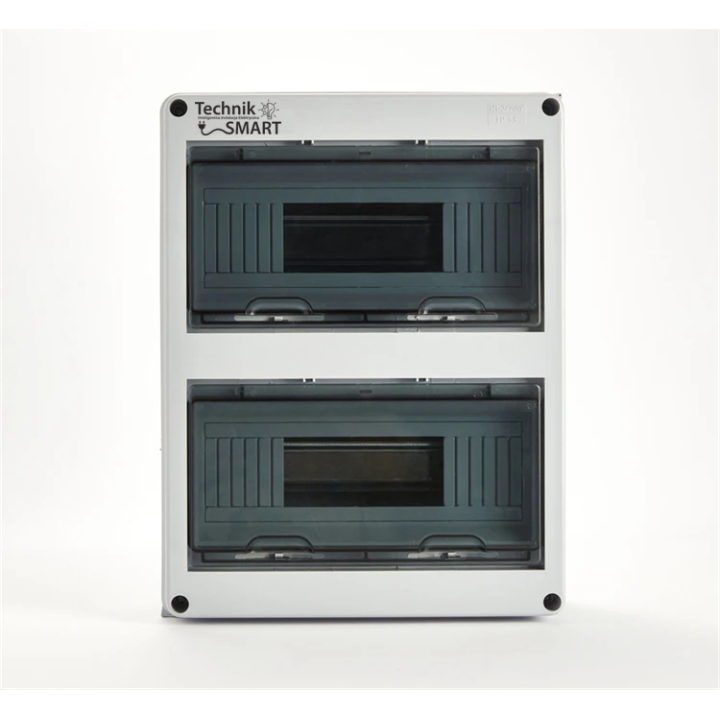 Rozdzielnica natynkowa IP65 2×12 modułów 1000V DC – hermetyczna obudowa ABS+PC