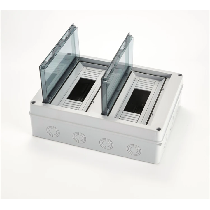 Rozdzielnica natynkowa IP65 2×12 modułów 1000V DC – hermetyczna obudowa ABS+PC