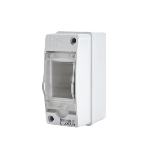 Rozdzielnica natynkowa IP65 1×2 moduły 1000V DC – hermetyczna obudowa ABS+PC