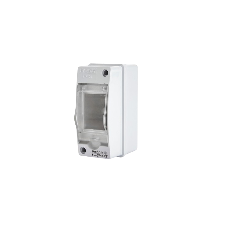 Rozdzielnica natynkowa IP65 1×2 moduły 1000V DC – hermetyczna obudowa ABS+PC