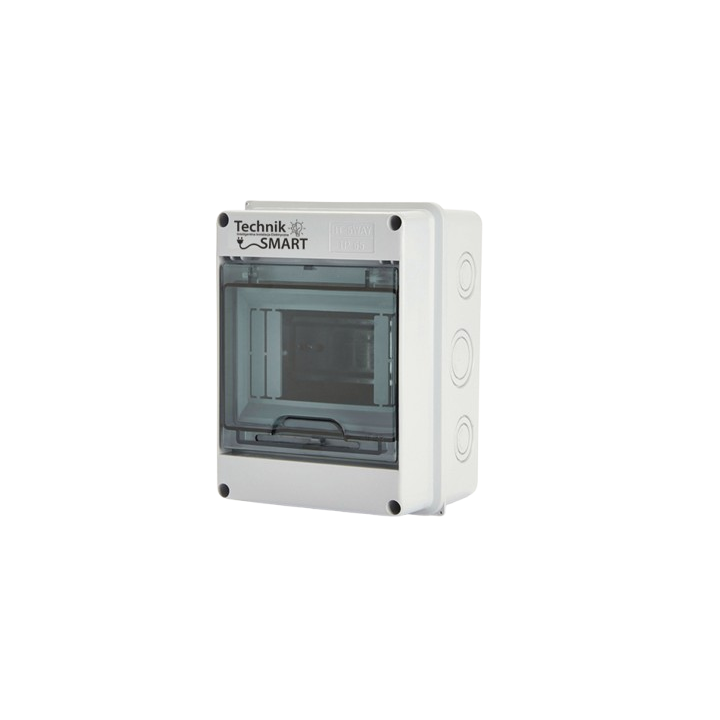 Rozdzielnica natynkowa IP65 1×5 modułów 1000V DC – hermetyczna obudowa ABS+PC