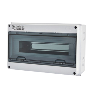 Rozdzielnica natynkowa IP65 1×15 modułów 1000V DC – hermetyczna obudowa ABS+PC