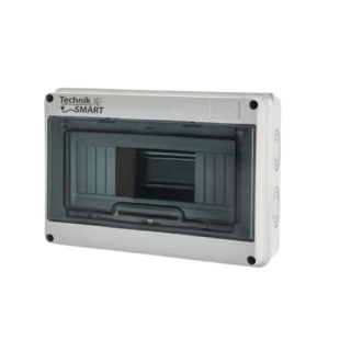 Rozdzielnica natynkowa IP65 1×8 modułów 1000V DC – hermetyczna obudowa ABS+PC