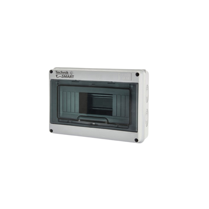 Rozdzielnica natynkowa IP65 1×8 modułów 1000V DC – hermetyczna obudowa ABS+PC