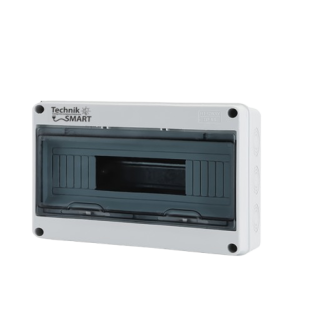 Rozdzielnica natynkowa IP65 1×12 modułów 1000V DC – hermetyczna obudowa ABS+PC