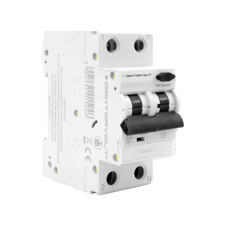 RCBO B16 30mA Typ A | Wyłącznik Różnicowoprądowy z Nadprądowym 10kA