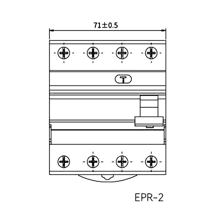 Wyłącznik Różnicowoprądowy RCCB 4P 40A 30mA 10kA VDE, Typ A