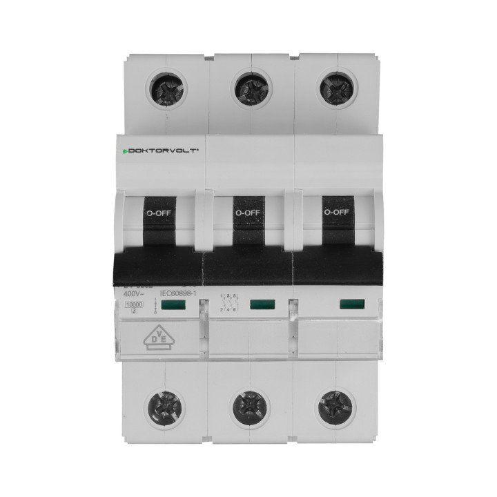 MCB C16A 3P 10kA | Wyłącznik Nadprądowy Trójfazowy (ES-a)