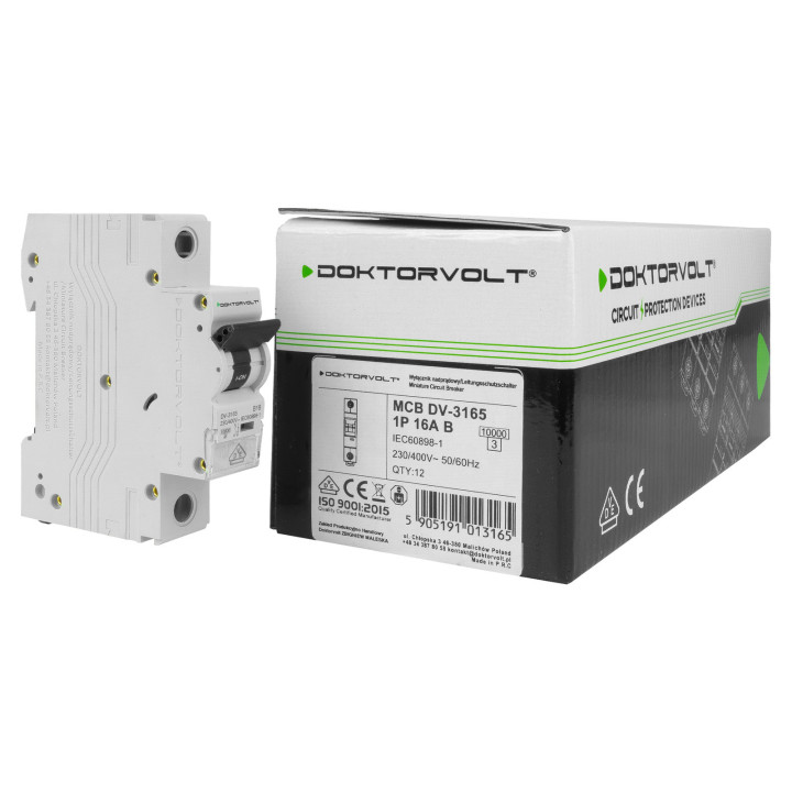 MCB B16A 1P 10kA | Wyłącznik Nadprądowy Jednofazowy (ES-a)