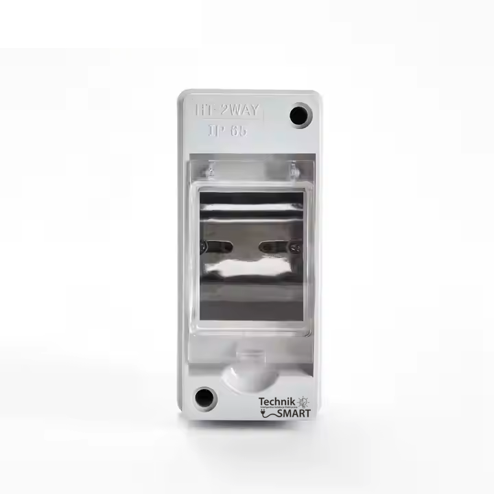 Rozdzielnica natynkowa IP65 1×2 moduły 1000V DC – hermetyczna obudowa ABS+PC