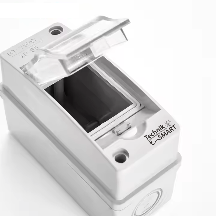 Rozdzielnica natynkowa IP65 1×2 moduły 1000V DC – hermetyczna obudowa ABS+PC